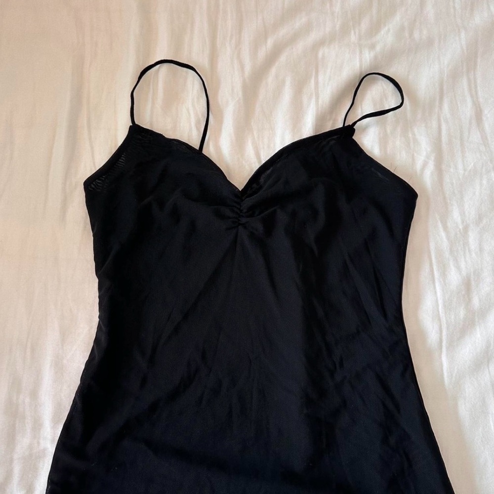 Brandy Black Mesh Cami
